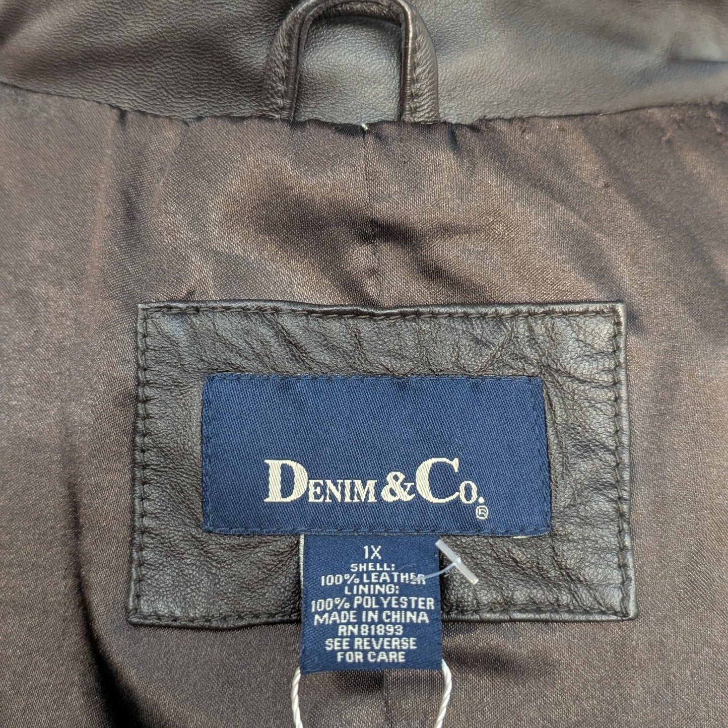 Coffee Brown Leather Blazer