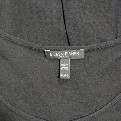 Eileen Fisher Petite 100% Silk Jersey Sleeveless Tank Dress, Size PL