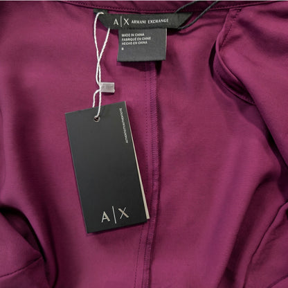 Armani Exchange NWT Plum Spaghetti Strap Slip Maxi Dress | SS17 | Size 8