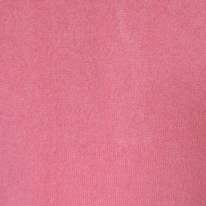J.Crew Men's 100% Cashmere Short Sleeve Polo Sweater, Salmon Coral, Size L