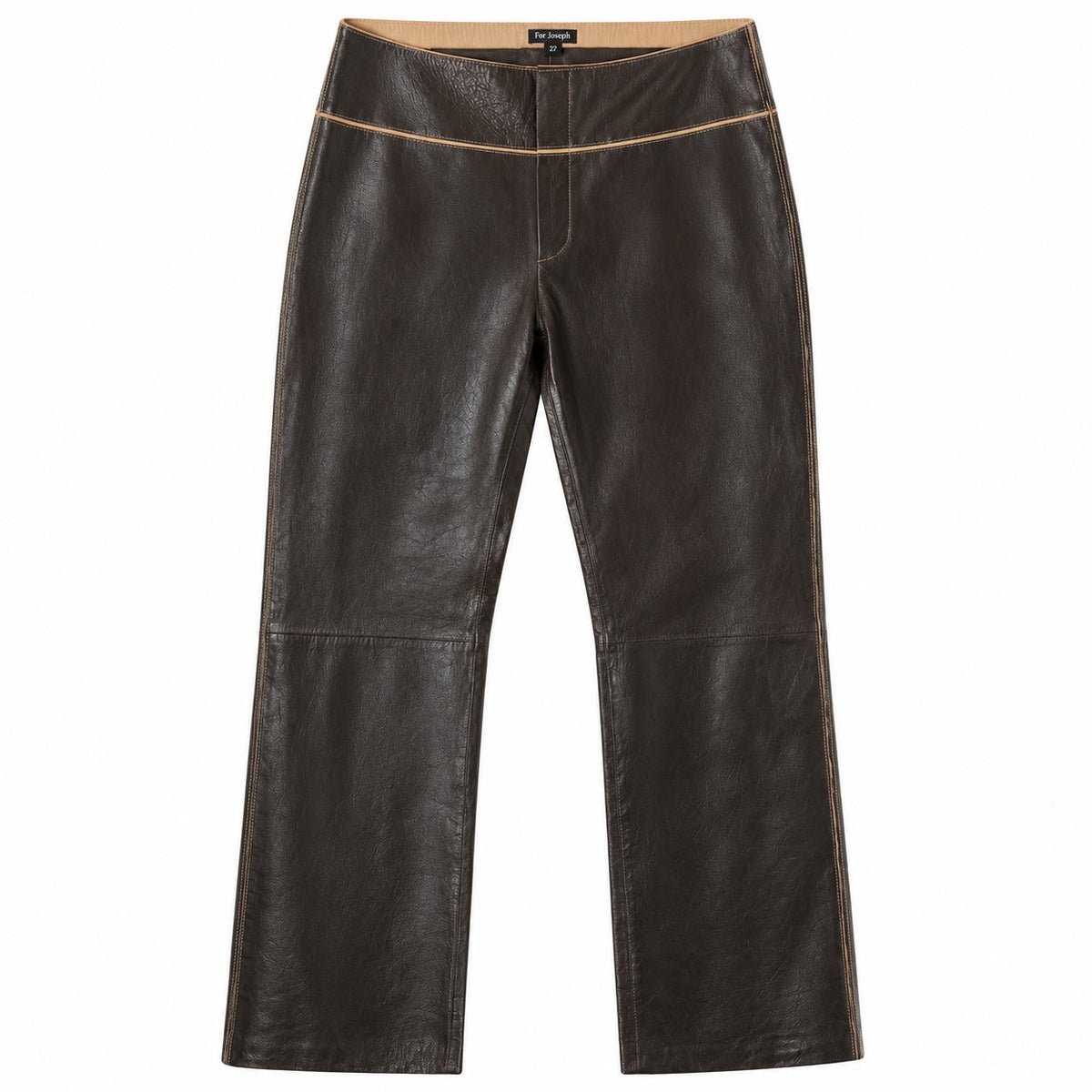 For Joseph Genuine Leather Brown Pants Size 27