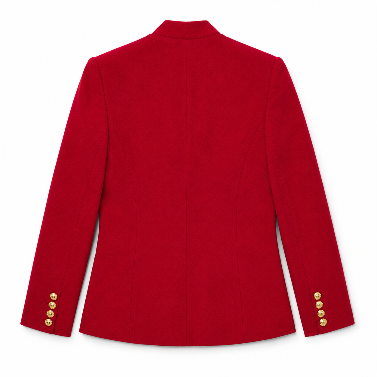 Wool Red Military Blazer Ralph Lauren | Gold Buttons | Vintage | 8P