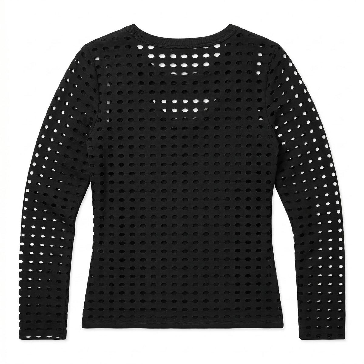 NWT Alexander Wang Perforated Mesh Top Black Size L