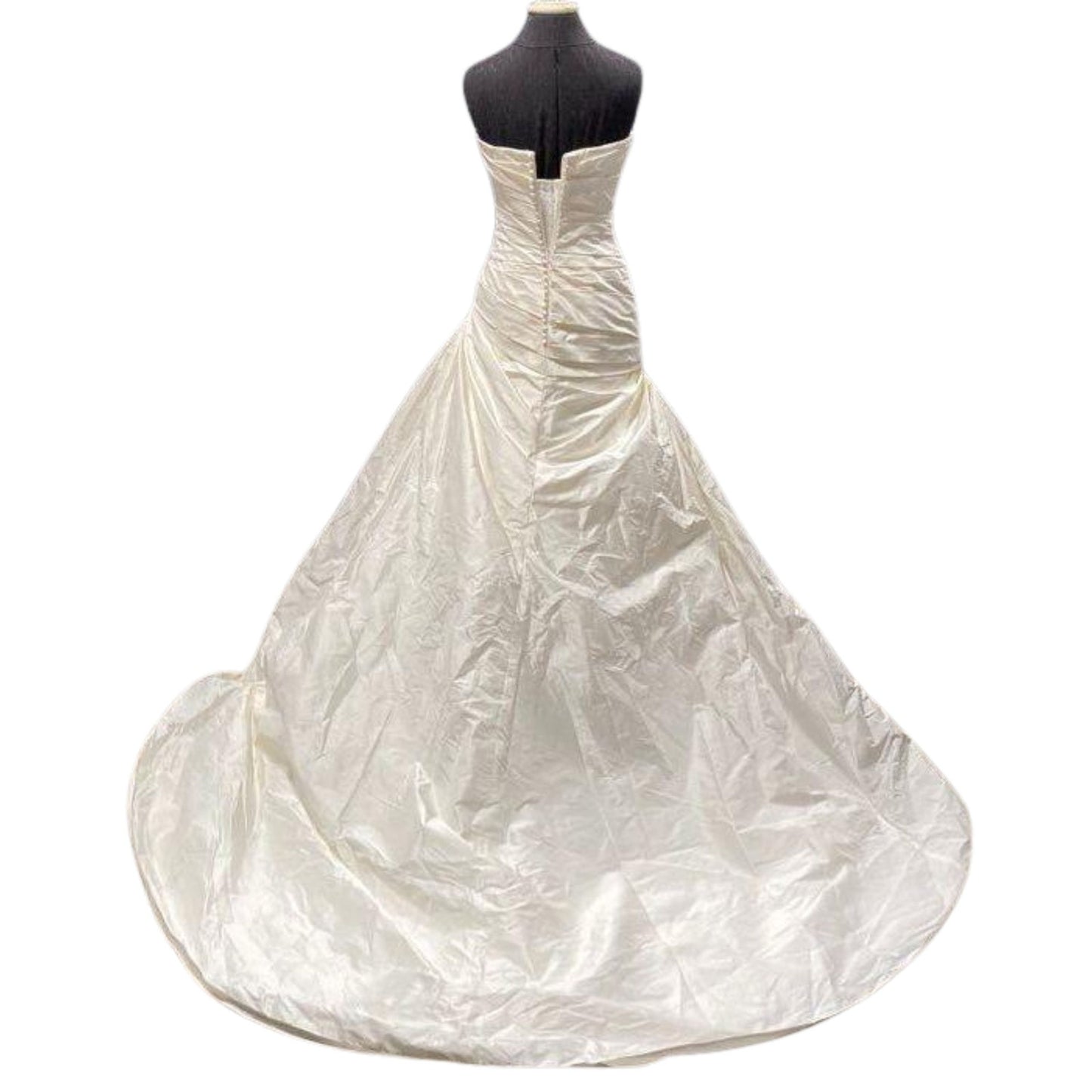 Pronovias Hawaii Silk Dupioni Wedding Dress Off-White NWT Size 4