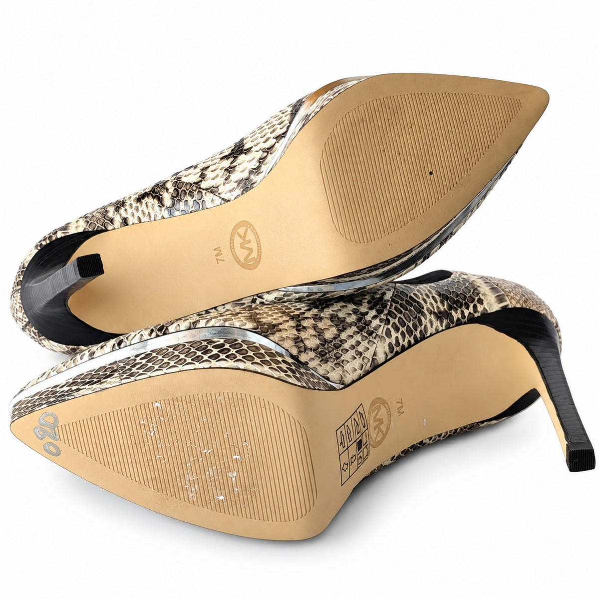 Michael Kors Genuine Snakeskin Platform Ankle Boots NEW