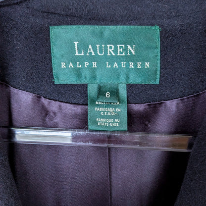 Lauren Ralph Lauren 100% Camel Hair Double-Breasted Coat