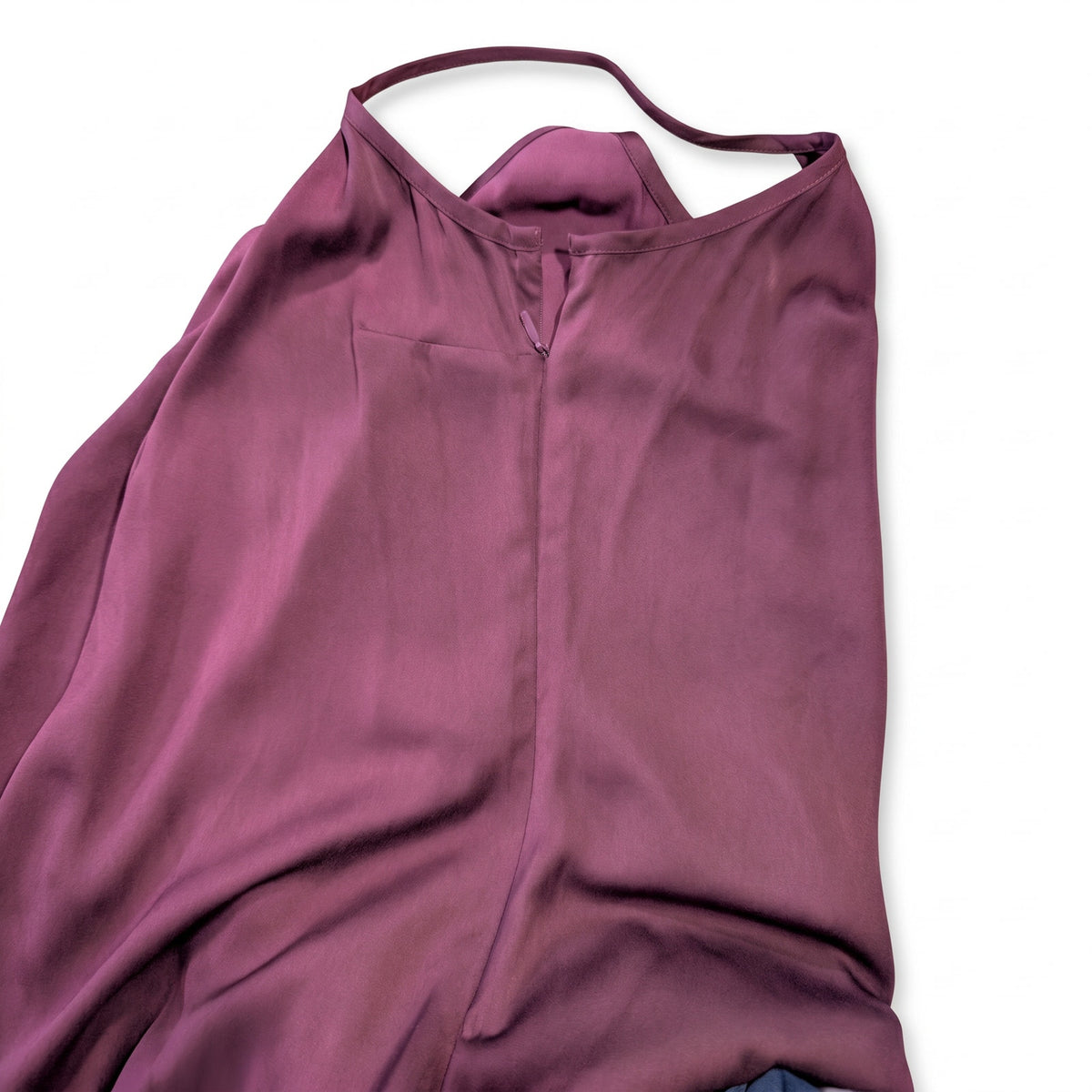 Armani Exchange NWT Plum Spaghetti Strap Slip Maxi Dress | SS17 | Size 8