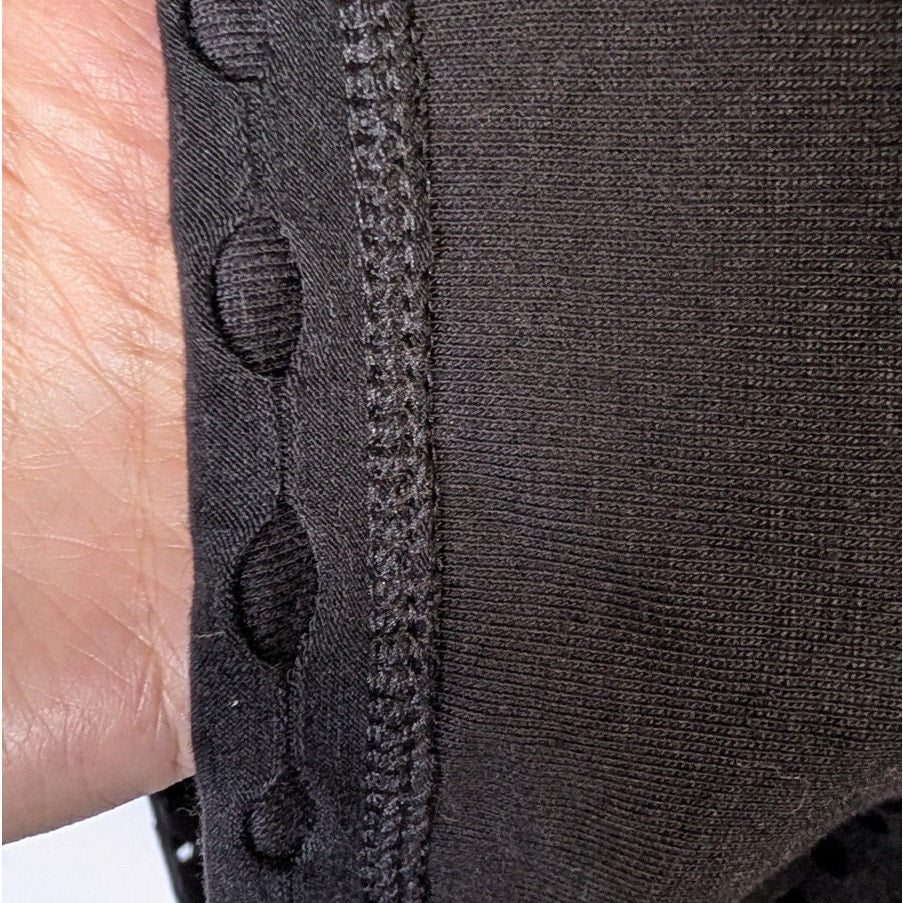 NWT Alexander Wang Perforated Mesh Top Black Size L