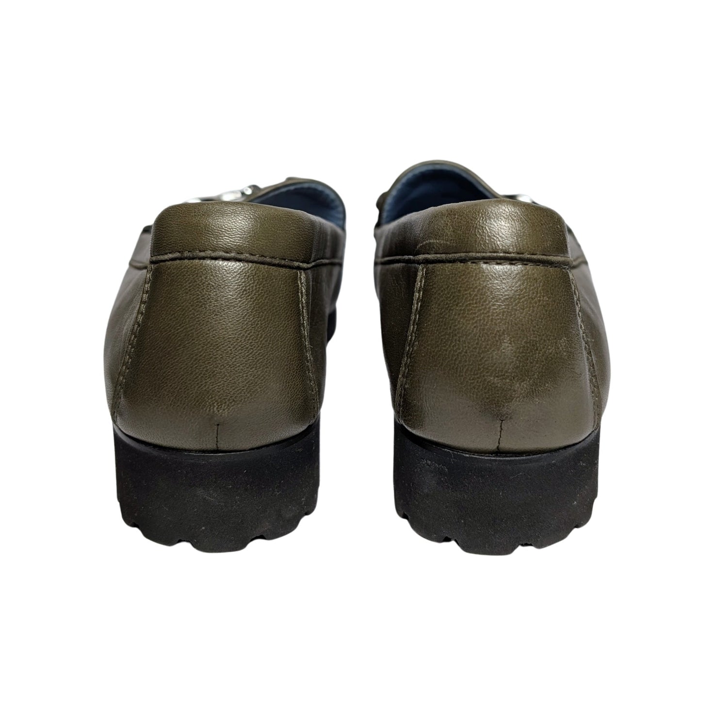 Robert Zur Soho Bit Loafer Khaki Leather Loafers
