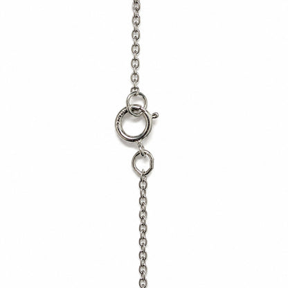 925 Sterling Silver Heart Crystal Necklace Purple & Lavender Halo 18"