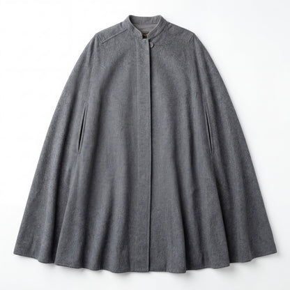 Merino Wool Grey Cape Casa Sesena | Spanish Heritage | One Size