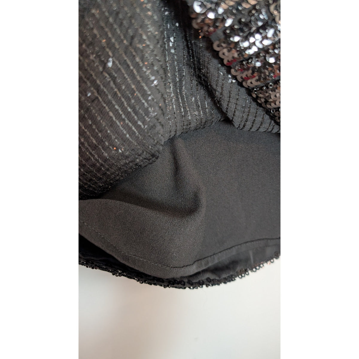 NBD Revolve Sequin Feather Black Mini Dress