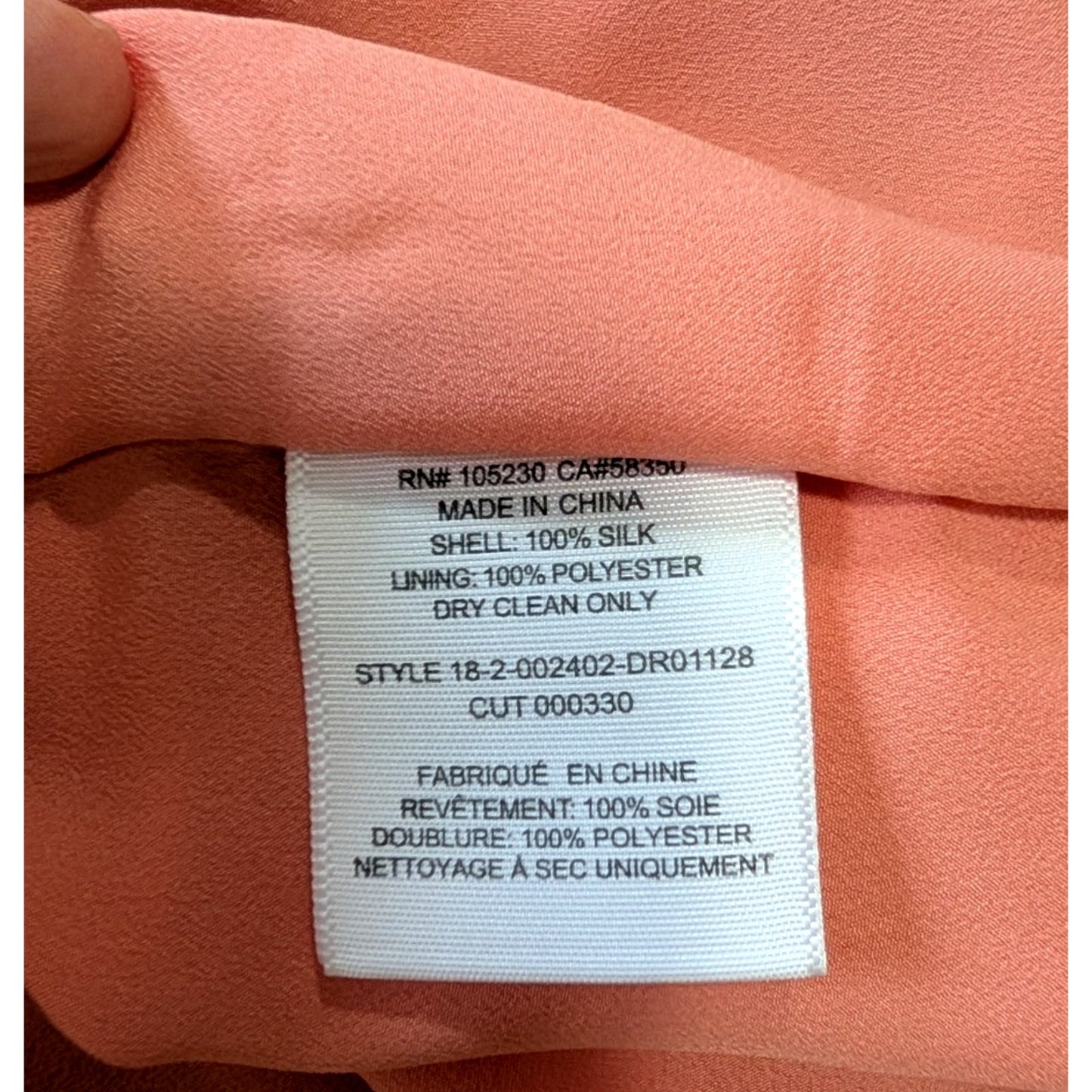 NWT 100% Silk Joie Hacinthia Asymmetric Ruffle Dress Cinnamon