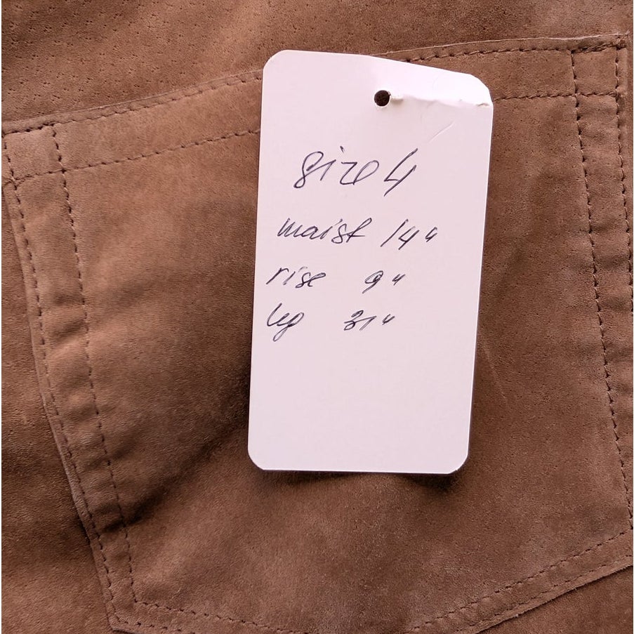Isaac Mizrahi Tan Suede Pants