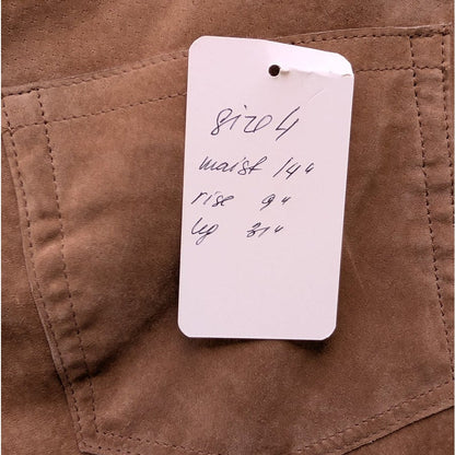 Isaac Mizrahi Tan Suede Pants