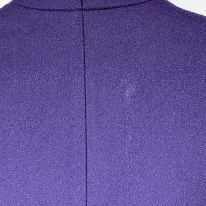 Vintage Adolfo Classics Purple 100% Wool Double-Breasted Coat