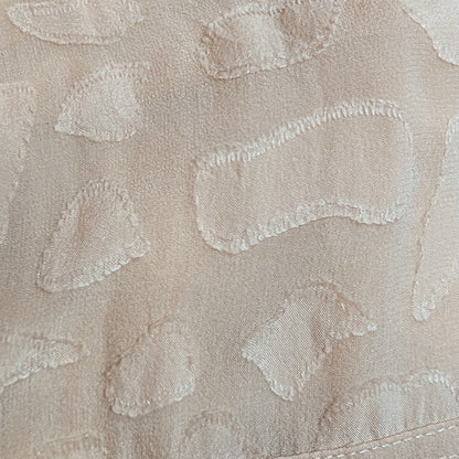 100% Silk Equipment Femme “Savannah” Silk Blouse Neutral Textured Print
