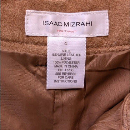 Isaac Mizrahi Tan Suede Pants