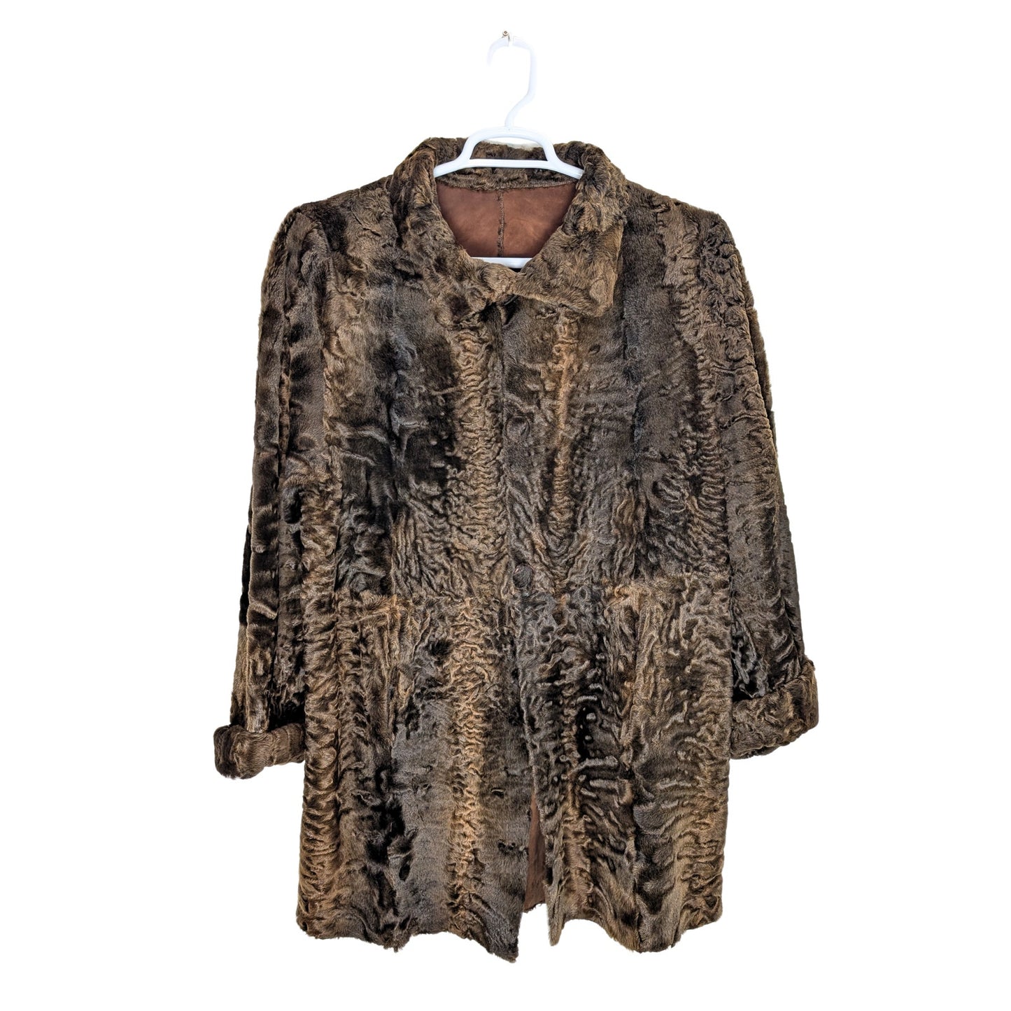genuine suede, genuine fur, shearing, lamb fur, double sided, auburn brown, medium brown, sude jacket, genuine fur jacket, minimalist fur, orange brown, rust, copper,
