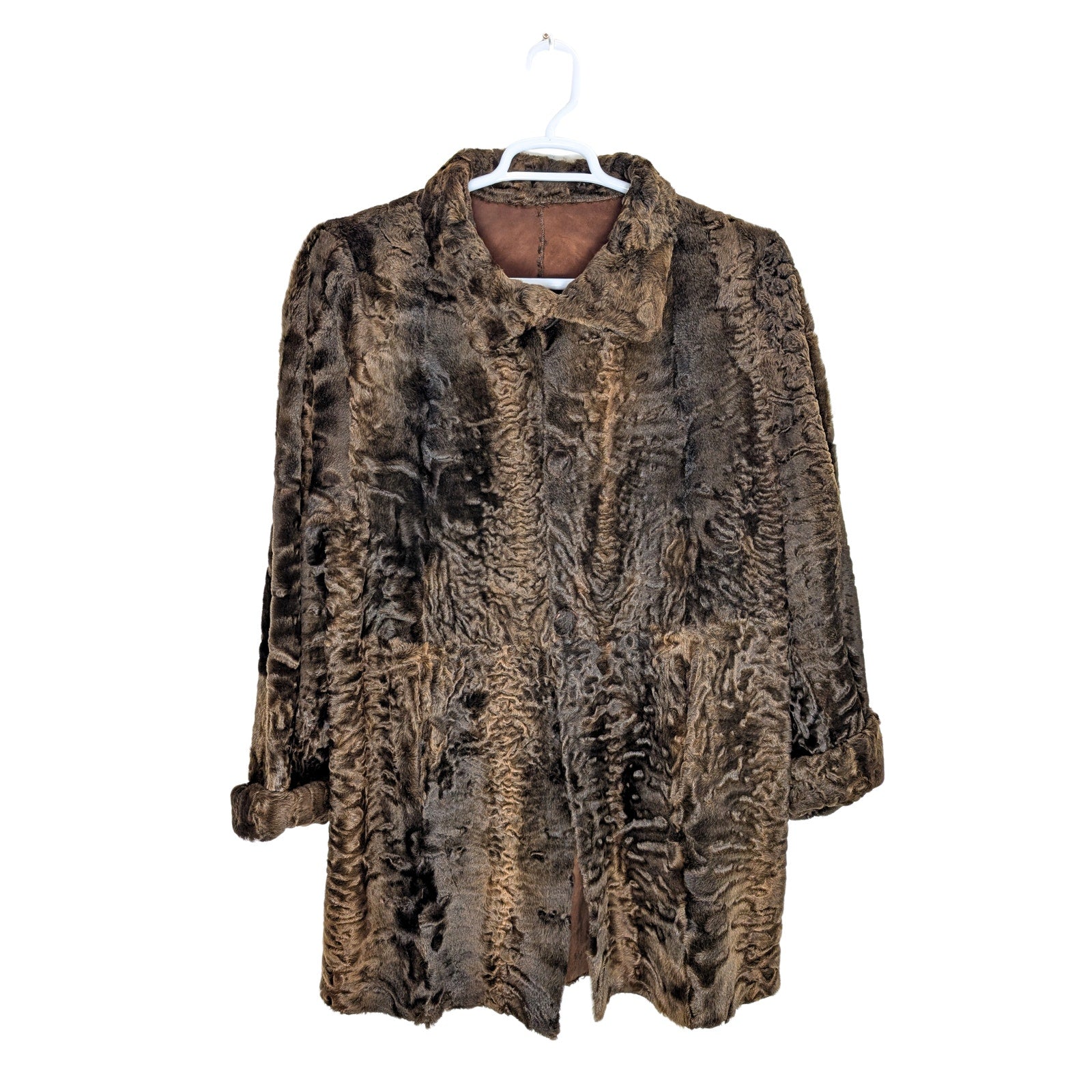genuine suede, genuine fur, shearing, lamb fur, double sided, auburn brown, medium brown, sude jacket, genuine fur jacket, minimalist fur, orange brown, rust, copper,
