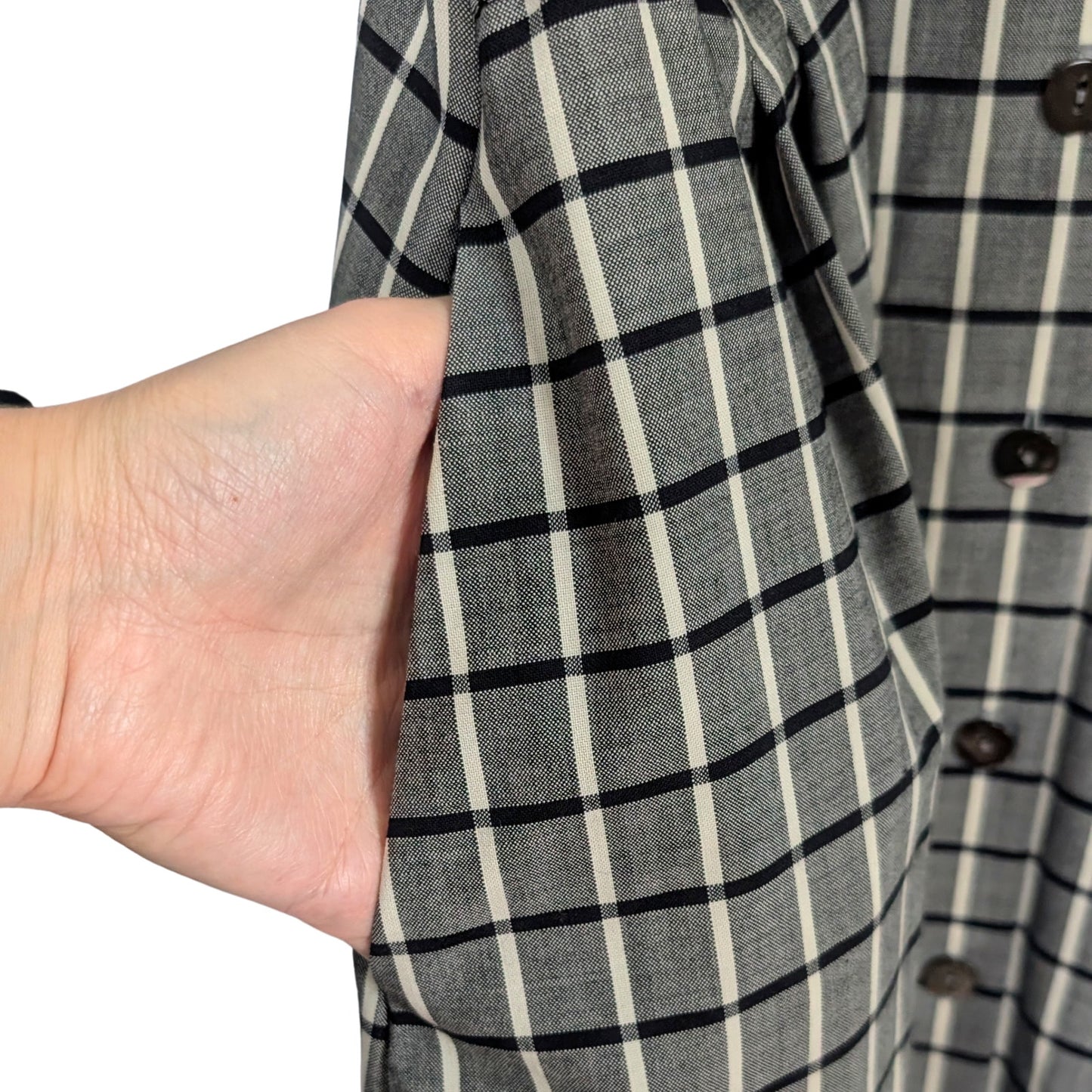 ory Burch Claire McCardell Plaid Wrap Dress