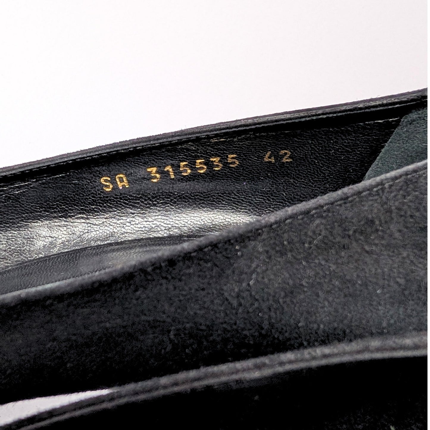 Saint Laurent Zoe 85 Black Suede Pointed Toe Stiletto Pumps IT 42