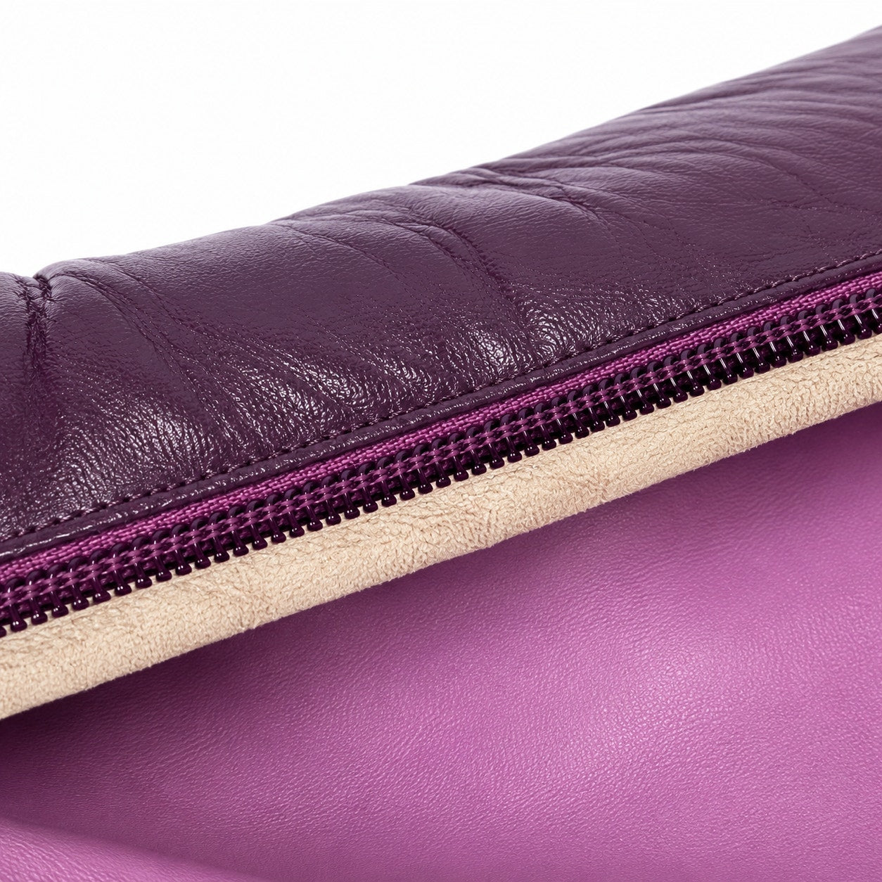 100% Genuine Leather Jill Stuart Italy Plum Purple Leather Knee High Boots Size 8 Pointed Toe Stiletto