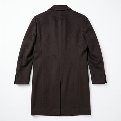 100% Wool Eggplant Purple Single-Breasted Tailored Coat Hobbs London | 8