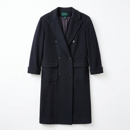 Lauren Ralph Lauren 100% Camel Hair Double-Breasted Coat