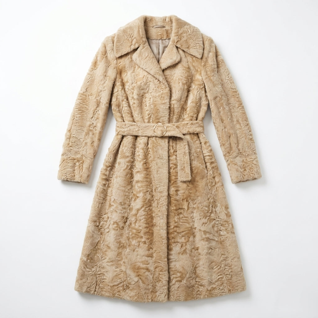 Vintage Lamb Shearling Coat